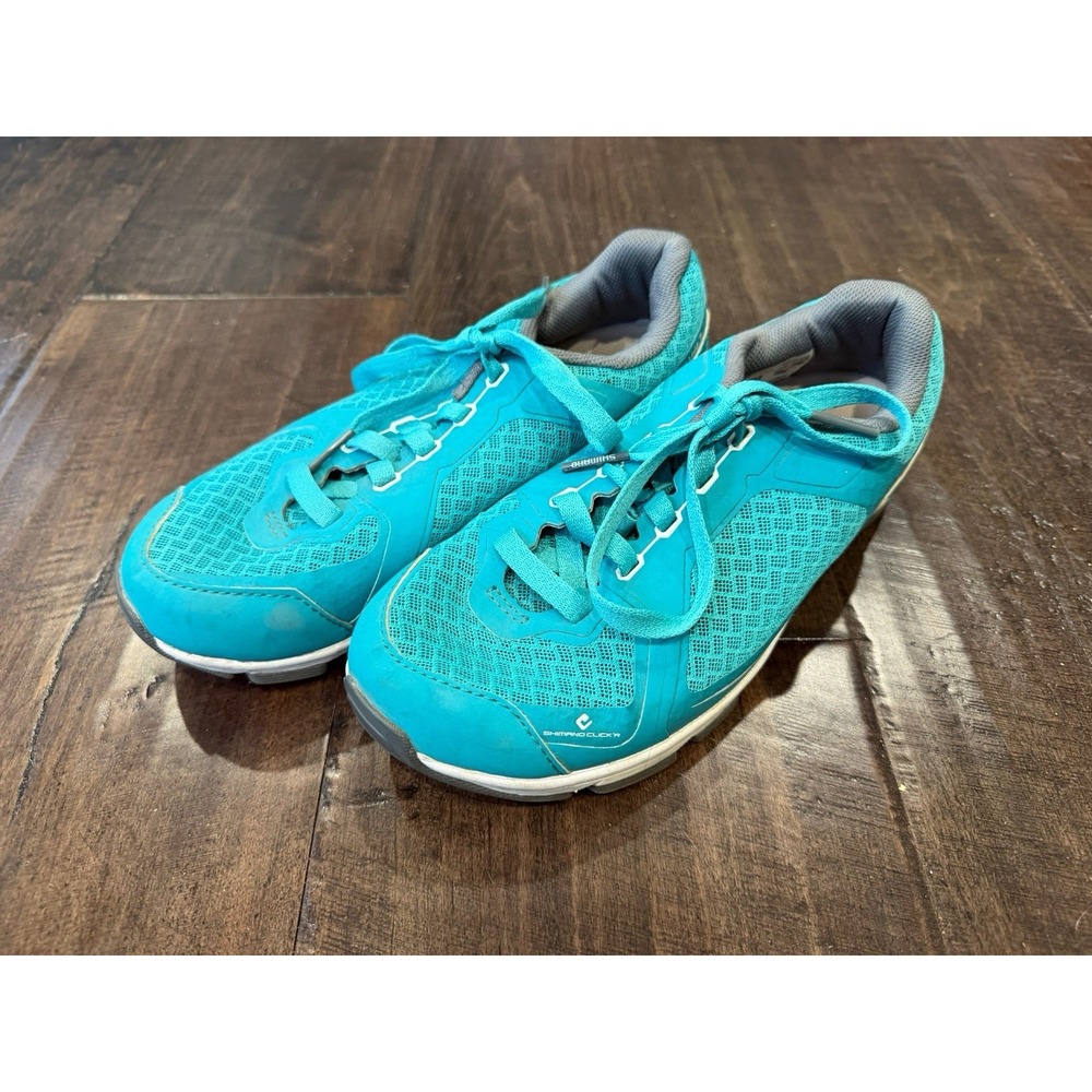 Shimano CW47 Pedaling‎ Dynamics Cycling SH-CW41GG Womens Shoe Turquoise Size 6.5